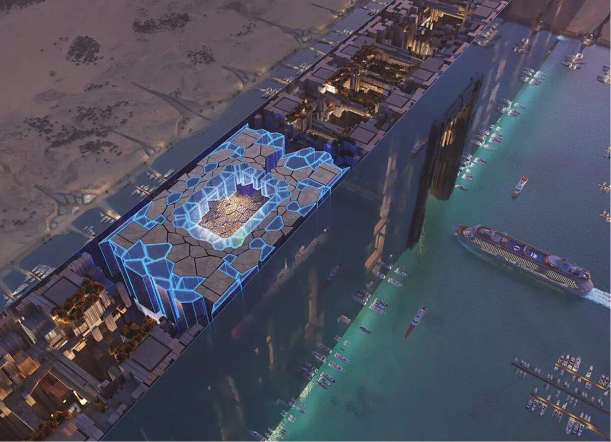 The Line development in Neom