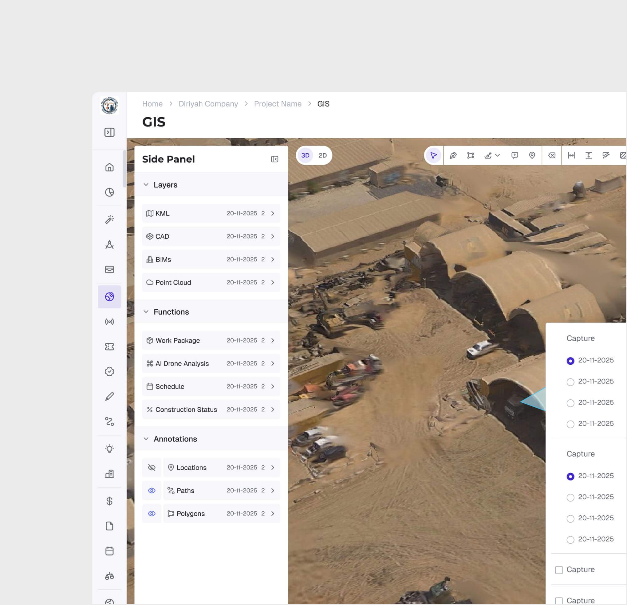 3D-фиксация объекта с дронов