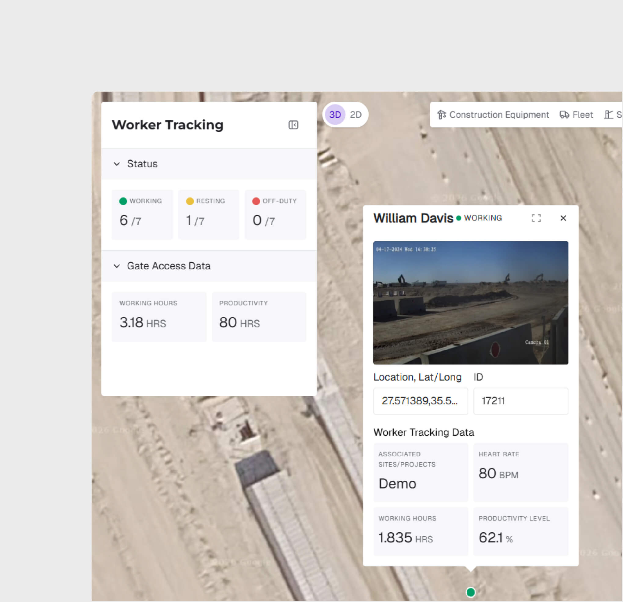 Мониторинг безопасности персонала