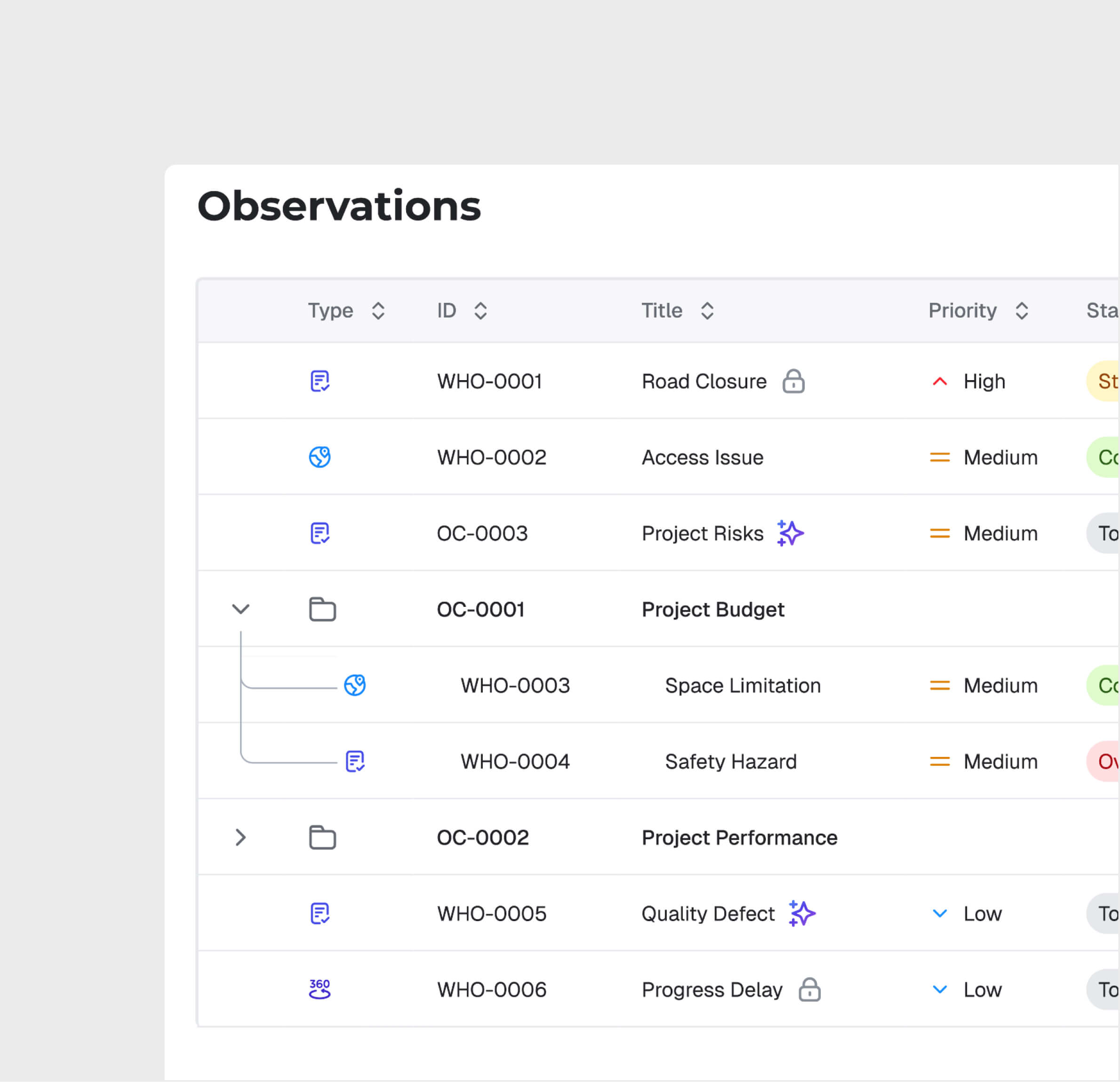 Дашборд контроля устранения замечаний