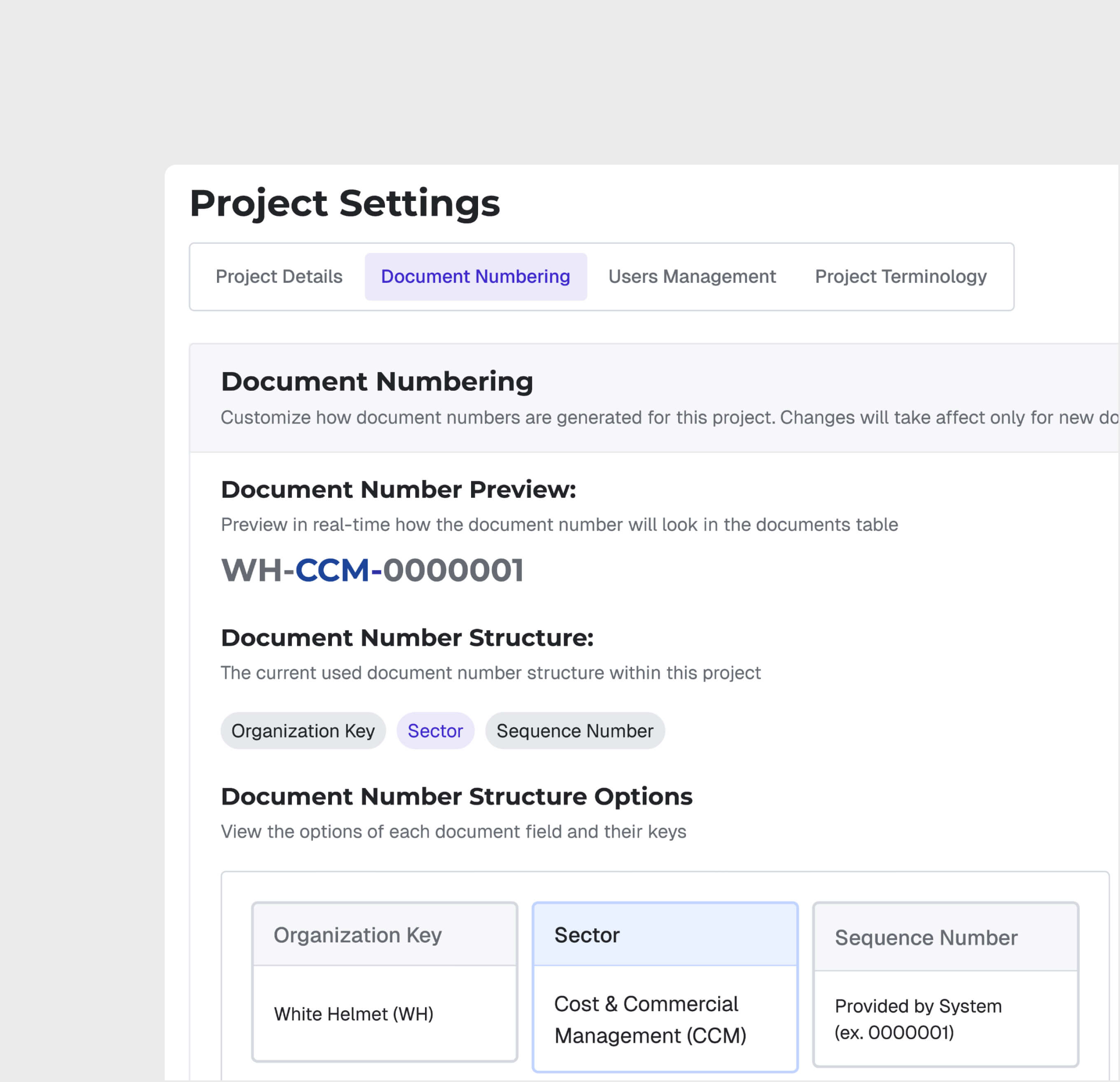 Нумерация и статусы документов