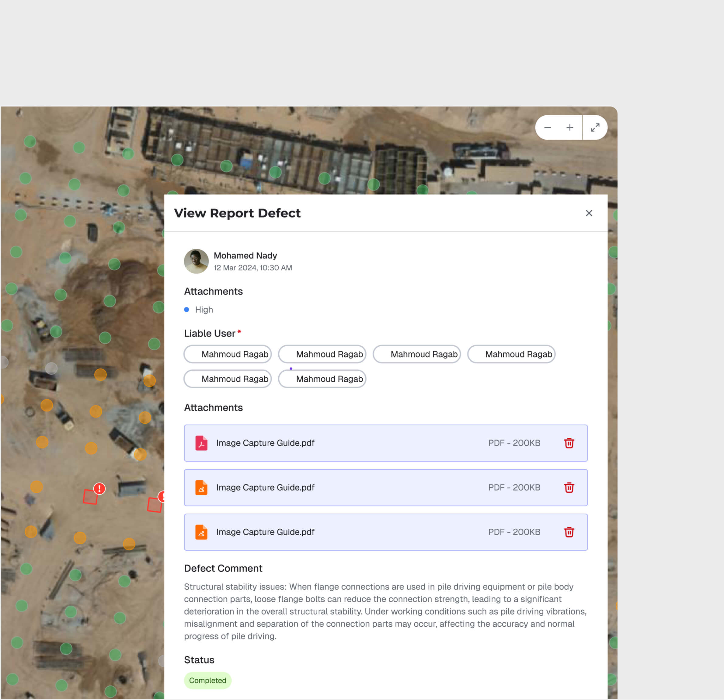 Пространственная визуализация качества