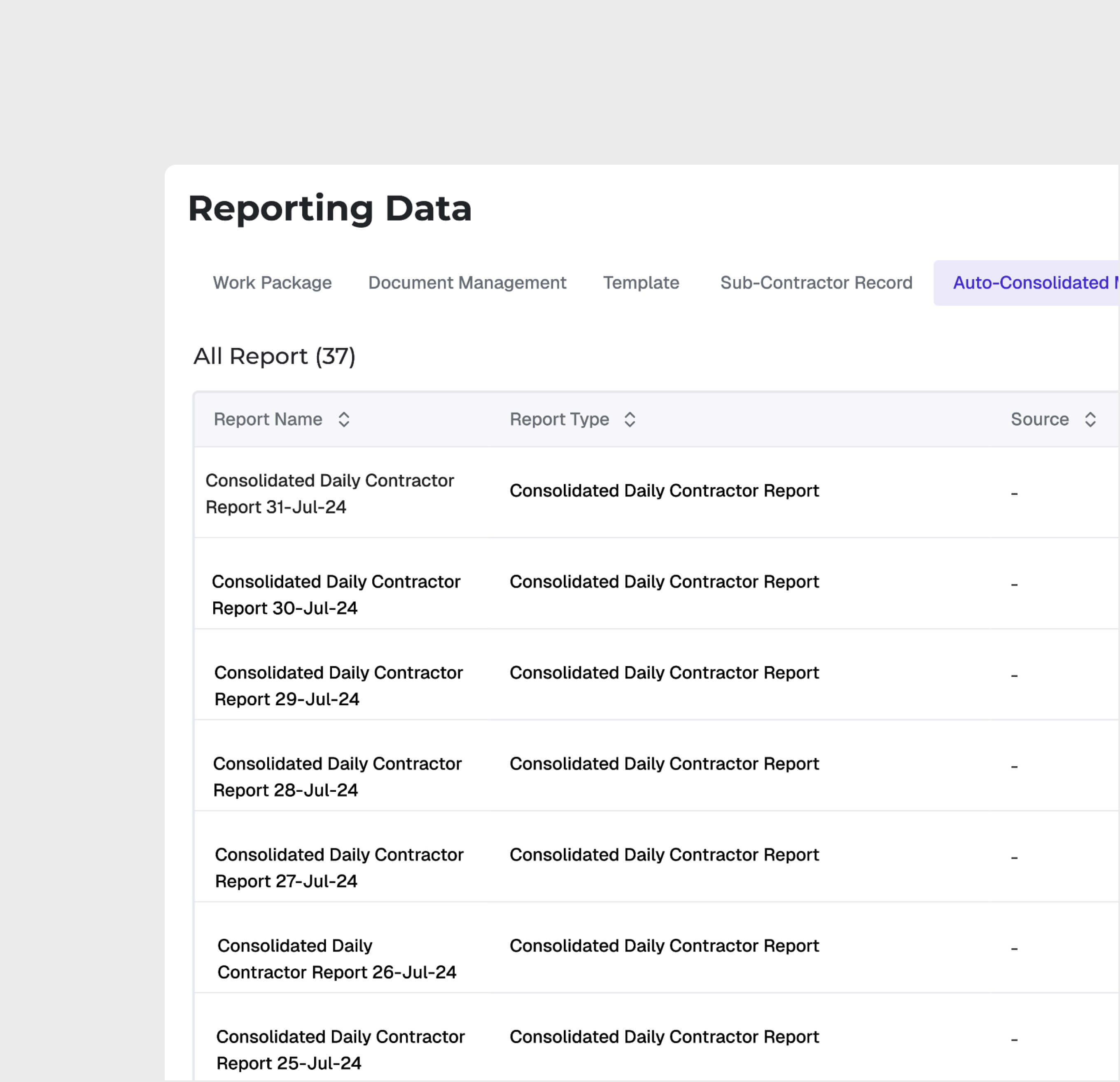 Автоматическая консолидация сводных отчетов