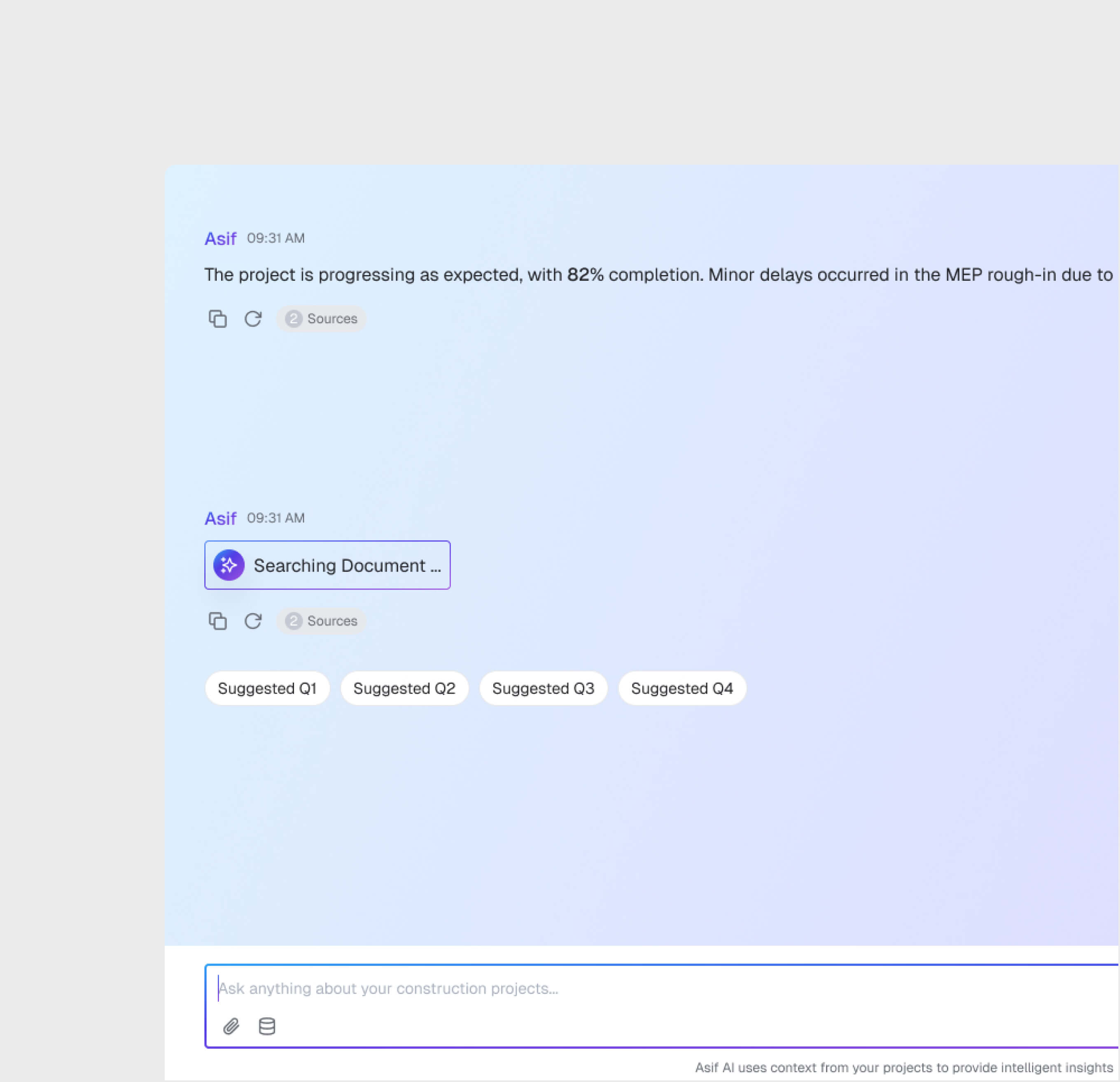 Чат-интерфейс на простом языке